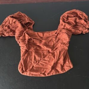 S Abercrombie & Fitch Terracotta Blouse